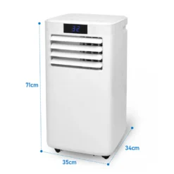 EINFEBEN Mobile Klimagerät Klimaanlage 9000BTU 4 In 1 Mit Abluftschlauch, Luftentfeuchter Ventilationsfunktion 24h-Timer Klimaanlagen -De'Longhi || Rowenta Verkaufsgeschäft 00f2d834239eb4a5520ca4d8739351b3