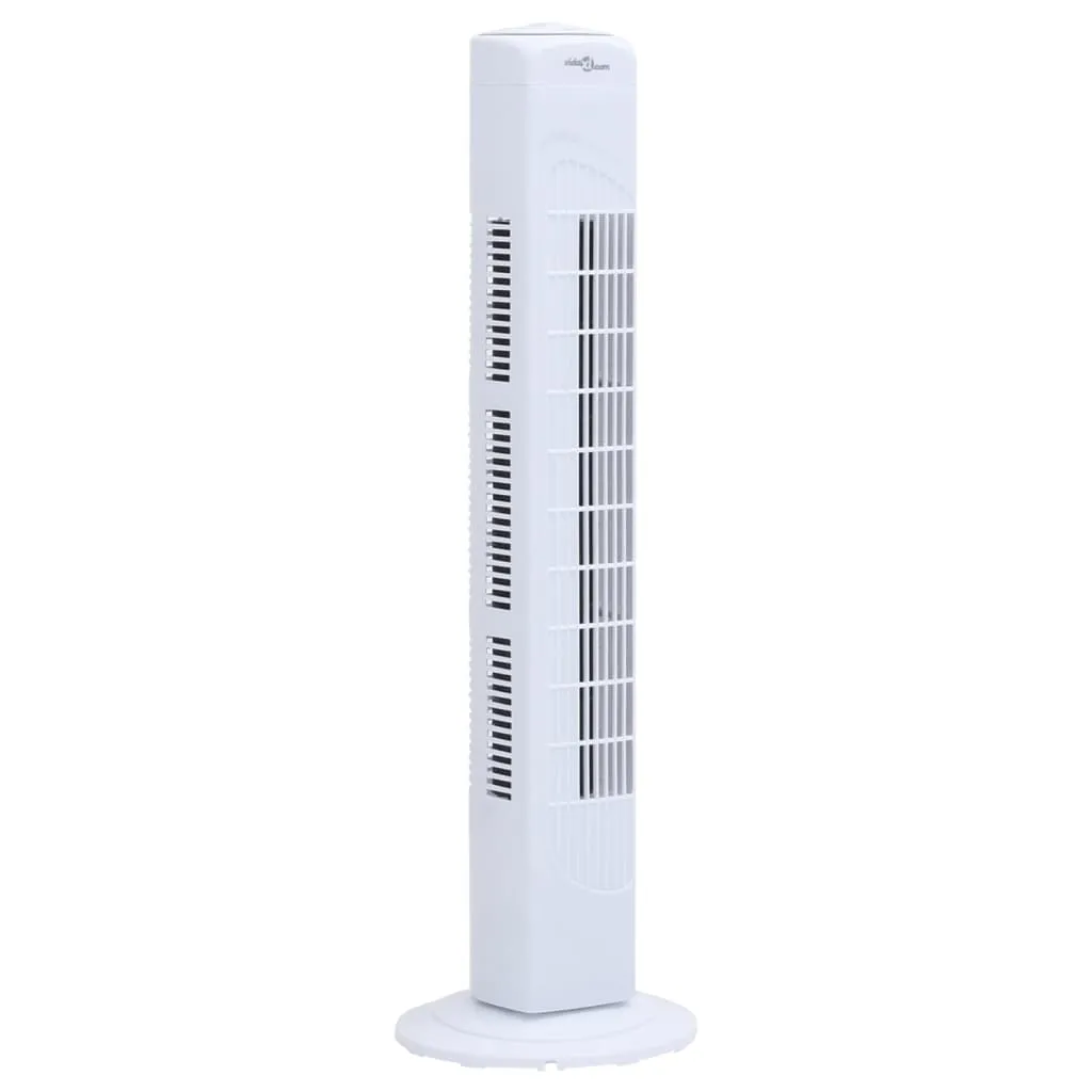VidaXL Turmventilator Φ24x80 Cm Weiß 4 VidaXL Turmventilator Φ24x80 Cm Weiß – Bild 2
