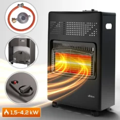 TroniTechnik Gas- Heizgerät Für Propangas Mit Nennleistung 4,2KW Inkl. Zubehör -De'Longhi || Rowenta Verkaufsgeschäft 039f66b72cdc05fc0fb6111b616bfba5