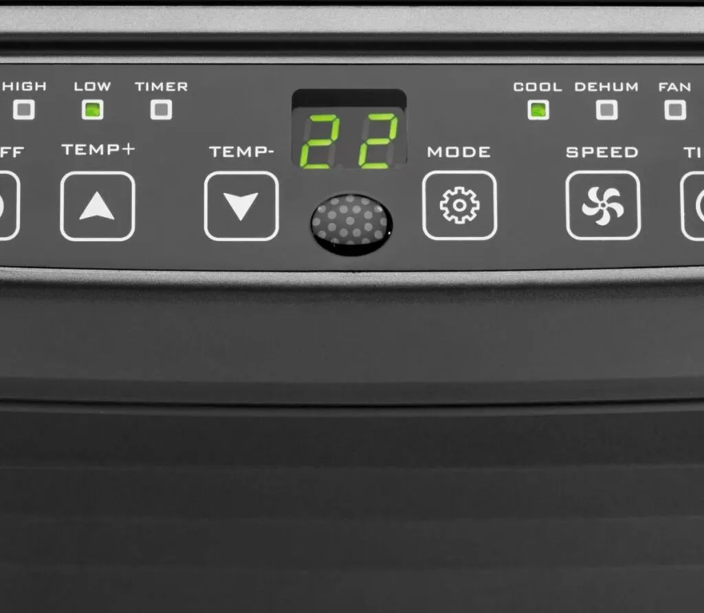 Clatronic Klimagerät CL 3672 Mit LED-Display - Farbe: Anthrazit/Silber - Funktionen: Kühlen, Entfeuchten, Gebläse - 880 W - Inkl. 1,5 M Abluftschlauch + Fensterabluft-Kit + Infrarot-Fernbedienung; 263 808 9 Clatronic Klimagerät CL 3672 Mit LED-Display - Farbe: Anthrazit/Silber - Funktionen: Kühlen, Entfeuchten, Gebläse - 880 W - Inkl. 1,5 M Abluftschlauch + Fensterabluft-Kit + Infrarot-Fernbedienung; 263 808 – Bild 7