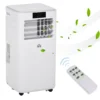 HOMCOM Mobile Klimaanlage 4-in-1 Klimagerät 24h Timer Mit Fernbedienung Nutzungsraum13-18㎡ 900W ABS Weiß+Grau 38 X 35 X 70,5 Cm -De'Longhi || Rowenta Verkaufsgeschäft 080def08300779402c96d1ed27bb8e91