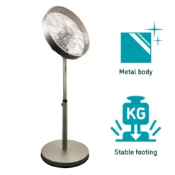 Djive Flowmate Classic 120 Cm Standventilator Mit App & Alexa Sprachsteuerung, Retro Design Bodenventilator, Smart Home Ventilator Mit Fernbedienung, Timer, 80° Oszillation, 50W, Silber 13 Djive Flowmate Classic 120 Cm Standventilator Mit App & Alexa Sprachsteuerung, Retro Design Bodenventilator, Smart Home Ventilator Mit Fernbedienung, Timer, 80° Oszillation, 50W, Silber -De'Longhi || Rowenta Verkaufsgeschäft 082fdd407d564653580ba12dd7da1651