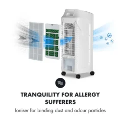 OneConcept Coolster 4-in-1 Klimagerät - Luftkühler, Ventilator, Ionisator Und Luftbefeuchter , 320 M³/h Luftstrom , Zuschaltbarer Oszillation , Abschalt-Timer Bis 9 H , Touch-Bedienung , Weiß 15 OneConcept Coolster 4-in-1 Klimagerät - Luftkühler, Ventilator, Ionisator Und Luftbefeuchter , 320 M³/h Luftstrom , Zuschaltbarer Oszillation , Abschalt-Timer Bis 9 H , Touch-Bedienung , Weiß -De'Longhi || Rowenta Verkaufsgeschäft 09233ea9bd1b61da2197d110ebd9f544