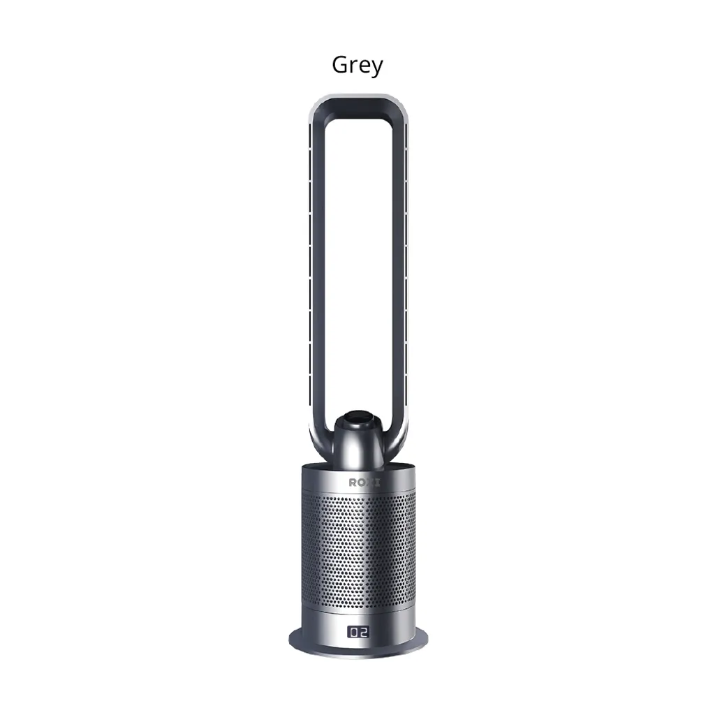 ROZI Turmventilator 120° Luftfilterung Negative Ionen 35W EU, Grau 4 ROZI Turmventilator 120° Luftfilterung Negative Ionen 35W EU, Grau – Bild 2