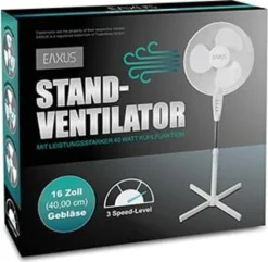 2 Stück Standventilator Ventilator Weiß Höhenverstellbar Oszillierend Doppelpack Kühler Raum-Lüfter Luft-Erfrischer Lüftung Luft-Entfeuchter 15 2 Stück Standventilator Ventilator Weiß Höhenverstellbar Oszillierend Doppelpack Kühler Raum-Lüfter Luft-Erfrischer Lüftung Luft-Entfeuchter -De'Longhi || Rowenta Verkaufsgeschäft 0a592115b8bf843a5322ccc67fb4ff28
