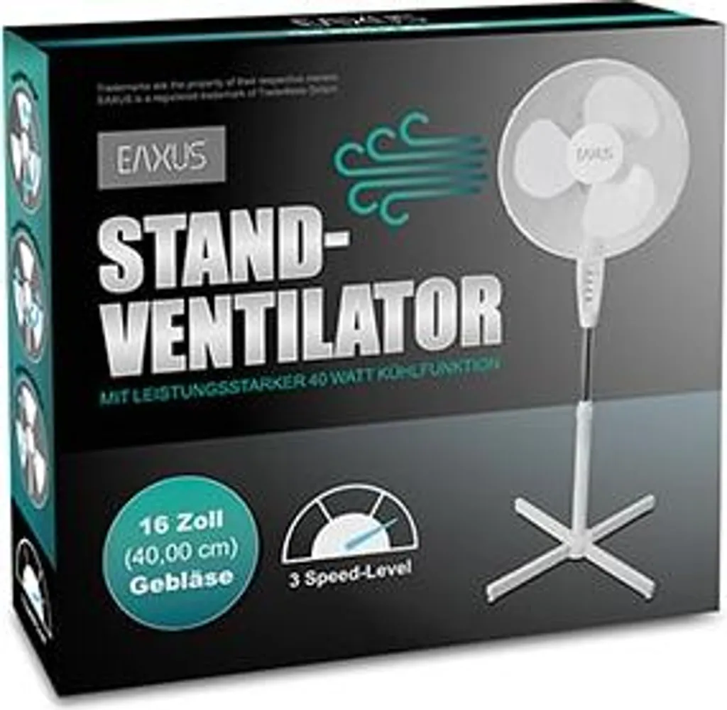 2 Stück Standventilator Ventilator Weiß Höhenverstellbar Oszillierend Doppelpack Kühler Raum-Lüfter Luft-Erfrischer Lüftung Luft-Entfeuchter 9 2 Stück Standventilator Ventilator Weiß Höhenverstellbar Oszillierend Doppelpack Kühler Raum-Lüfter Luft-Erfrischer Lüftung Luft-Entfeuchter – Bild 7