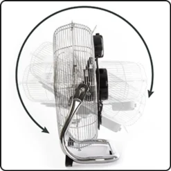 ProfiCare Ventilator PC-VL 3067 Windmaschine Im Retro-Design, Mit 3 Geschwindigkeiten, Stufenlos Neigbarer Ventilator-Kopf, Ø Ca. 50cm, Metall-chrom -De'Longhi || Rowenta Verkaufsgeschäft 0e78a574d1a47cf9dc754b519eefebda