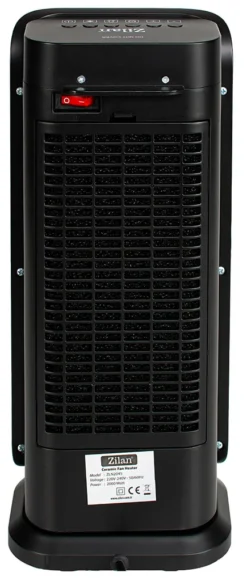 Zilan Keramik Heizlüfter | Heizstrahler | Oszillierend | 2 Leistungsstufen | 8h Timer | Fernbedienung | LED Display | Temperatureinstellung Von 10-35°C | 2000 Watt | -De'Longhi || Rowenta Verkaufsgeschäft 0ebc1fb978838f72f794d35728a95487