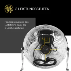 GUTFELS Bodenventilator VB 37058 Ch | Ventilator | Metall | 70 W Leistung | Silber 11 GUTFELS Bodenventilator VB 37058 Ch | Ventilator | Metall | 70 W Leistung | Silber -De'Longhi || Rowenta Verkaufsgeschäft 0ef3962b1d73e4a4972d2434de6f337f