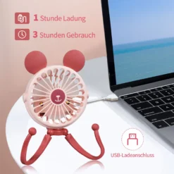 CMYBABEE Tragbare Fan Octopus Ventilator Mit Teleskop Stativ 3-Speed Einstellung Mit Nachtlicht Usb-Lade Geeignet Für Kinderwagen/Camping/Auto Sitz [2022 Neu] -De'Longhi || Rowenta Verkaufsgeschäft 123a602ebd0d1ee47175113ea506e3b5