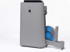 SHARP UA-HD50E-L Luftreiniger (mit Befeuchtungsfunktion, Verbesserung Der Luftqualität, Ideal Für Allergiker, Drei Stufen Filtersystem, HEPA-Filter, Räume Bis Zu 38 M²) Hellgrau [Energieklasse A] -De'Longhi || Rowenta Verkaufsgeschäft 146b5526c17a087b4197b91e1e0c97c4