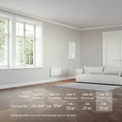 STIEBEL ELTRON Wand-Konvektor CON 30 Premium Für 30 M², 3 KW, Wochentimer, Offene Fenster Erkennung, 237834 -De'Longhi || Rowenta Verkaufsgeschäft 147308d27589f94cd7c5415b0b3f825d