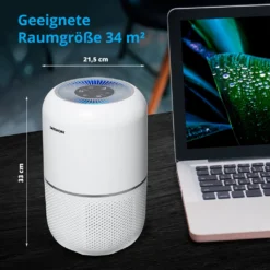 MEDION Luftreiniger Mit HEPA-Filter (H13) (reduziert Verunreinigungen Aerosole Pollen Staub Tierhaare, Bis Zu 34 M², Timer- Und Schlaffunktion, Luftqualitätsanzeige, Touch, 35 Watt, MD 19778) 13 MEDION Luftreiniger Mit HEPA-Filter (H13) (reduziert Verunreinigungen Aerosole Pollen Staub Tierhaare, Bis Zu 34 M², Timer- Und Schlaffunktion, Luftqualitätsanzeige, Touch, 35 Watt, MD 19778) -De'Longhi || Rowenta Verkaufsgeschäft 153aae1b52d18a6b01bbe8f49cedebfc
