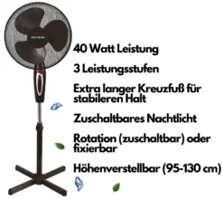 Echos Standventilator | Oszilierender Ventilator | Windmaschine | 40 Watt | 41 Cm Ø 15 Echos Standventilator | Oszilierender Ventilator | Windmaschine | 40 Watt | 41 Cm Ø -De'Longhi || Rowenta Verkaufsgeschäft 199a35fb2c6cc5f40899f70d75bd6795
