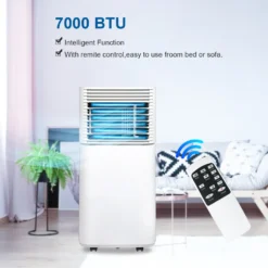 EINFEBEN Mobiles Klimagerät Klimaanlagen 7.000 BTU/h Mit Oekologischem Kuehlmittel,4-in-1 Klimaanlage Eco R290,Aircondition, Ventilator Und Luftentfeuchter Für Raeume Bis 60 M³,Weiss,EEK: A -De'Longhi || Rowenta Verkaufsgeschäft 1a77490c02bebd0b759be5d9a7dfa923