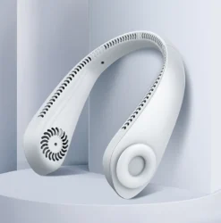 Flexibler Halsventilator, Leiser Blattloser Sportventilator, USB Drehbarer Nackenkühler Zum Aufhängen Für Outdoor Sportarten, Weiß -De'Longhi || Rowenta Verkaufsgeschäft 1c9fbd580133db53b84e6c28630edd46