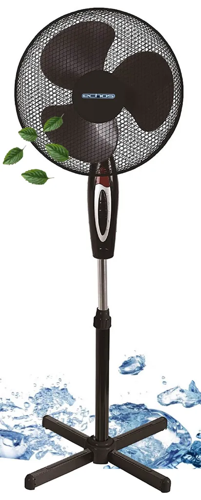 Echos Standventilator | Oszilierender Ventilator | Windmaschine | 40 Watt | 41 Cm Ø 7 Echos Standventilator | Oszilierender Ventilator | Windmaschine | 40 Watt | 41 Cm Ø – Bild 5