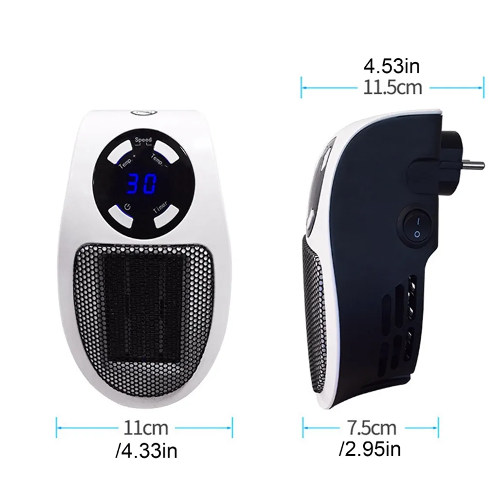 2er 500W 220V Steckdosen Heizlüfter Mini Heizung | Elektroheizer | Heizgerät Elektroheizer Plug In Heater Heizgerät Energie Sparen Mit Fernbedienung 12 2er 500W 220V Steckdosen Heizlüfter Mini Heizung | Elektroheizer | Heizgerät Elektroheizer Plug In Heater Heizgerät Energie Sparen Mit Fernbedienung – Bild 10