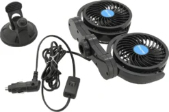 Compass 07222 - Ventilator Mitchell DUO 2x108mm 12V Mit Saugnapf -De'Longhi || Rowenta Verkaufsgeschäft 26284b9b55755020b89de14f9fbcbab3