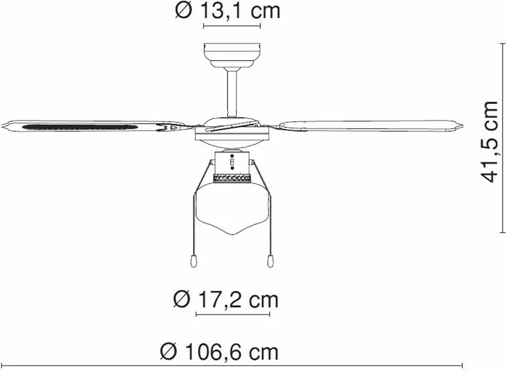 Deckenventilator Mit Fernbedienung Und Licht Ventilator Lampe Holz Optik 106 Cm 7 Deckenventilator Mit Fernbedienung Und Licht Ventilator Lampe Holz Optik 106 Cm – Bild 5