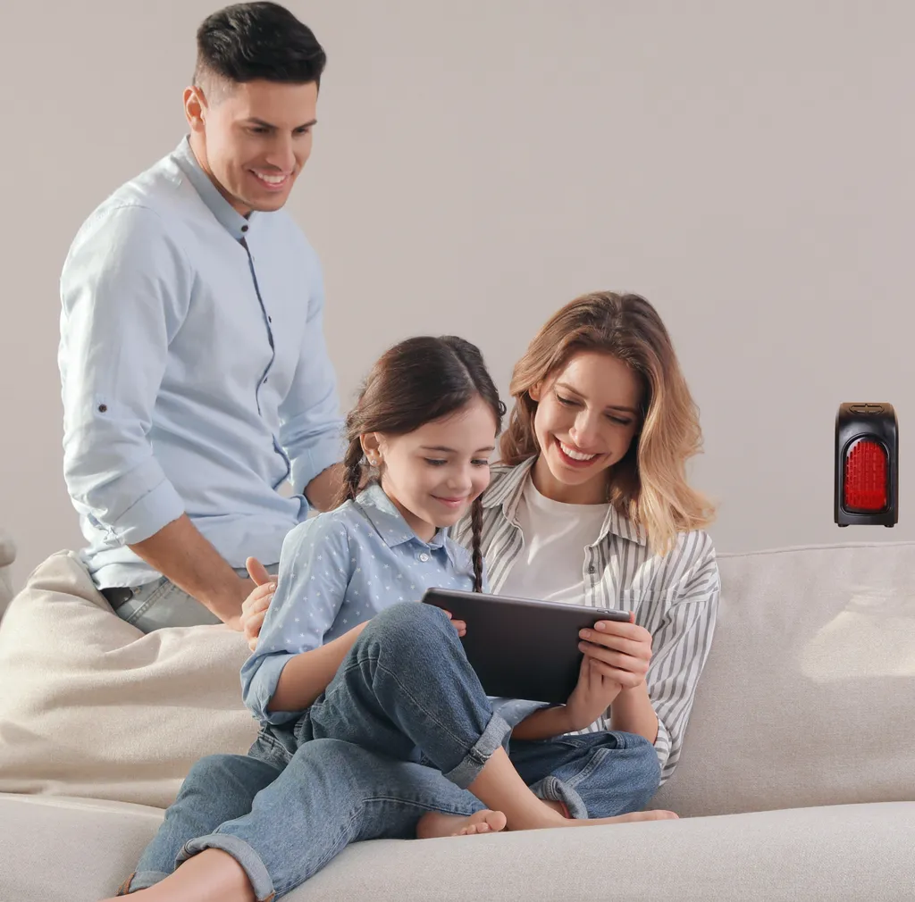 350W Steckdosen Heizlüfter Mini Heizung Elektroheizer Keramik Heizgerät Energiesparend Lufterhitzer Plug Heater Energie Sparen 220V Schwarz Retoo 9 350W Steckdosen Heizlüfter Mini Heizung Elektroheizer Keramik Heizgerät Energiesparend Lufterhitzer Plug Heater Energie Sparen 220V Schwarz Retoo – Bild 7