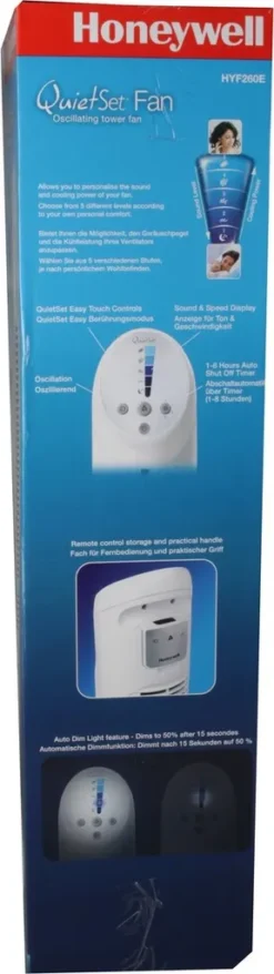 Honeywell Turmventilator HYF260E4 30W Weiß 108421 21 Honeywell Turmventilator HYF260E4 30W Weiß 108421 -De'Longhi || Rowenta Verkaufsgeschäft 272c86e62edccd0ab6081be0263e3210
