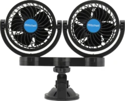 Compass 07222 - Ventilator Mitchell DUO 2x108mm 12V Mit Saugnapf -De'Longhi || Rowenta Verkaufsgeschäft 28bcbfbb1641e8bc47cd73f9c52f7f41