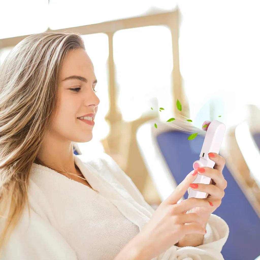 Tragbarer Mini Lüfter Klein Faltbarer Handventilator Wieder Aufladbarer Persönliche Taschenventilator Batterie Betriebener Reise Ventilator USB Schreibtisch-Fan Für Büro, Haus, Outdoor 11 Tragbarer Mini Lüfter Klein Faltbarer Handventilator Wieder Aufladbarer Persönliche Taschenventilator Batterie Betriebener Reise Ventilator USB Schreibtisch-Fan Für Büro, Haus, Outdoor – Bild 9