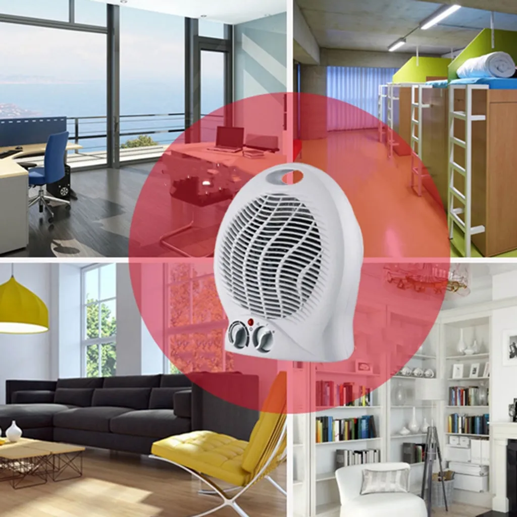 Warmluft, Elektrische Heizung Energieeinsparung Heizlüfter, Heizgerät, Schnellheizer 2 Stufen , 1000W, 2000W Überhitzschutz 5 Warmluft, Elektrische Heizung Energieeinsparung Heizlüfter, Heizgerät, Schnellheizer 2 Stufen , 1000W, 2000W Überhitzschutz – Bild 3