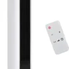 HOMCOM Heizgerät Heizlüfter 2200W Elektroheizer Keramik Heizturm Mit Fernbedienung 8-Stunden-Timer Oszillation Heizer Heizung ABS PA Weiß+Schwarz 21 X 21 X 73 Cm