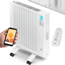 KESSER® Elektroheizkörper Infrarotheizung Energiesparend 2in1 Mobile & Wand-Konvektor Elektroheizung Mit WiFi App-Steuerung & Fernbedienung Radiator Heizung Elektrisch Heizkörper 24h Timer, Farbe:Weiß, Größe:1500W -De'Longhi || Rowenta Verkaufsgeschäft 2c5b363337277c3a89631fd5243ef970