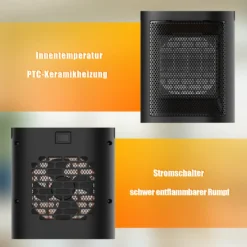 Speed Heizlüfter Energiesparend 1500W, Elektrisch Heizung Mit Drei Leistungsstufen, 120° Oszillation,Sicherheitsabschaltfunktion -De'Longhi || Rowenta Verkaufsgeschäft 2f9427b101788b10576c90d994a6c049