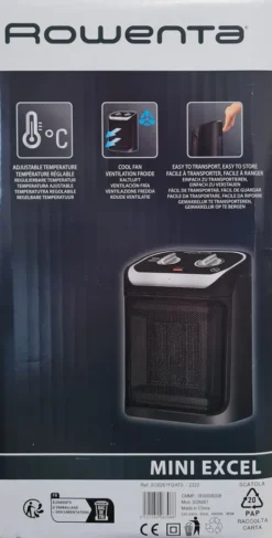 Rowenta SO9261 Mini Excel - Heizlüfter - Schwarz -De'Longhi || Rowenta Verkaufsgeschäft 305343f39fe104b2dfd90f47c93c3a04