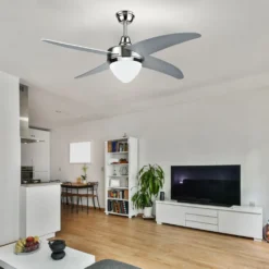 V-tac VT-6043 Deckenventilator Mit Beleuchtung - CCT - Fernbedienung -De'Longhi || Rowenta Verkaufsgeschäft 30e4df52f0b07f90b08144b5282858c5