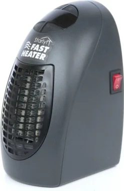 Starlyf® Fast Heater - 400W Tragbare Und Leistungsstarke Steckdosen-Mini-Heizung Schwarz - Original Aus Der TV-Werbung -De'Longhi || Rowenta Verkaufsgeschäft 321836a7dee56d95a90ada36d72bf430