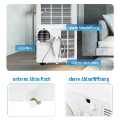 Merax 4in1 Mobile Klimagerät 12000 BTU Klimaanlage Mit Fernbedienung Und APP-Steuerung (WiFi), Klimaanlage Mit Ventilationsfunktion + Kühlen + 24h-Timer Für Räume Bis 100 M³[EEK A] -De'Longhi || Rowenta Verkaufsgeschäft 3377f622f6f31c434ded6a447f82304e