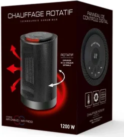 Heizung Kühlung Luftkühler Drehventilator Rotation Digitales Bedienfeld Keramik -De'Longhi || Rowenta Verkaufsgeschäft 389c6eb64758078738673f4e577e84e8