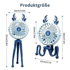 [2022 Neu] Mini USB-Ventilator, Mini Tragbarer Elektrischer Ventilator Octopus Stand Einstellbarer Handventilator Mit Usb Aufladung, Mit Nachtlicht -De'Longhi || Rowenta Verkaufsgeschäft 3935ce27699e432369c1c4d5e5466275