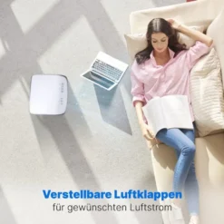 Bomann® Klimaanlage, 3in1 Klimagerät Zum Kühlen, Entfeuchten Und Ventilieren, Mobiles Klimagerät Leise Mit 7.000 BTU Kühlleistung, Mobile Klimaanlage Mit Abluftschlauch Und Timer, CL 6061 CB -De'Longhi || Rowenta Verkaufsgeschäft 3abf492618b55e82a3de8a01435d2536