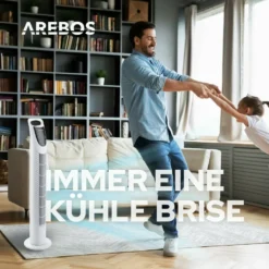 AREBOS Turmventilator Mit Fernbedienung & Timer, 40 Watt, Mit 3 Geschwindigkeitsstufen & Sleep-Modus, Weiß 22 AREBOS Turmventilator Mit Fernbedienung & Timer, 40 Watt, Mit 3 Geschwindigkeitsstufen & Sleep-Modus, Weiß -De'Longhi || Rowenta Verkaufsgeschäft 3b27e9e24cb4a583793fb32d018506fb