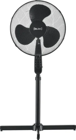 Standventilator Durchmesser 41cm Ventilator Mit 3 Stufen Luftkühler Windmaschine Oszillation 50W Schwarz [in.tec] -De'Longhi || Rowenta Verkaufsgeschäft 409426a6e0c1b14b7a59a60fe3f33748