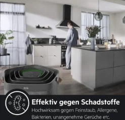AEG Luftreiniger AX91-604GY App Allergene Leise Staub Bakterien Aktivkohle -De'Longhi || Rowenta Verkaufsgeschäft 40ae4ed6f325a0e1c479b5c65e66a9bc