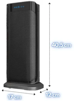 Zilan Keramik Heizlüfter | Heizstrahler | Oszillierend | 2 Leistungsstufen | 8h Timer | Fernbedienung | LED Display | Temperatureinstellung Von 10-35°C | 2000 Watt | -De'Longhi || Rowenta Verkaufsgeschäft 462af7a32a966f92febf2eafbfbf558f