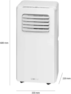 Clatronic Klimagerät CL 3671 Mit LED-Display - Farbe: Weiß - Funktionen: Kühlen, Entfeuchten, Gebläse - 780 W - Inkl. 1,5 M Abluftschlauch + Fensterabluft-Kit + Infrarot-Fernbedienung; 263 807 -De'Longhi || Rowenta Verkaufsgeschäft 4762bd875107298b55aa895730021f15