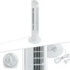 AREBOS Turmventilator, 50 Watt, 60°-Oszillation, 3 Geschwindigkeitsstufen, Ventilator Mit Tragegriff, Weiß, Leise -De'Longhi || Rowenta Verkaufsgeschäft 4964c64526070b967bc330fe9ad39b1b
