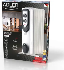 Adler Ölheizung (7 Lamellen) AD7815 Heizlüfter Elektro Heizung Heizstrahler -De'Longhi || Rowenta Verkaufsgeschäft 4a00324676044573f30f658a6110fd7a