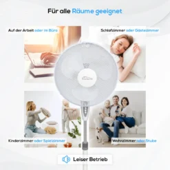 TroniTechnik Standventilator Turmventilator Lüfter SV04 40cm, Inkl. Oszillation -De'Longhi || Rowenta Verkaufsgeschäft 4a6d01fdde0094629c720a8d5a8c75fb