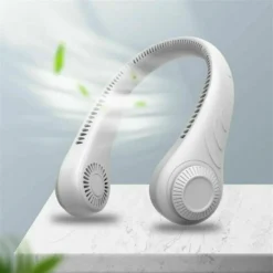 Tragbarer Mini Fan Nackenbügel Klingenloser Hängender Halsventilator Lazy Neck Hanging Cooler USB Wiederaufladbar USB, Weiß -De'Longhi || Rowenta Verkaufsgeschäft 4a7b2fbf093a4242a5ec215c2dffe74c