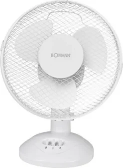 Bomann Tischventilator VL 1138 CB 30cm 40W Weiß -De'Longhi || Rowenta Verkaufsgeschäft 4b892195947392eb112056009606a467