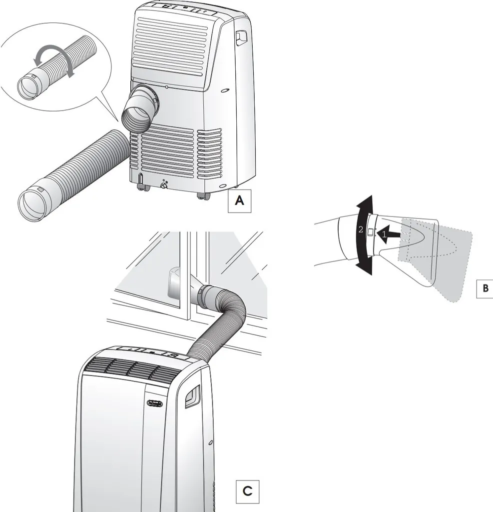 De'Longhi PAC N82 Klimagerät, Max. Raumgröße: 80 M³, 9.400 BTU/h 11 De'Longhi PAC N82 Klimagerät, Max. Raumgröße: 80 M³, 9.400 BTU/h – Bild 9